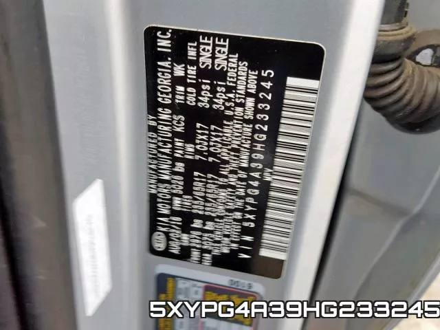 5XYPG4A39HG233245 фото 2