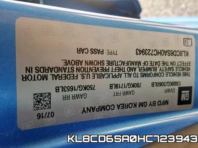 KL8CD6SA0HC723943 фото 2