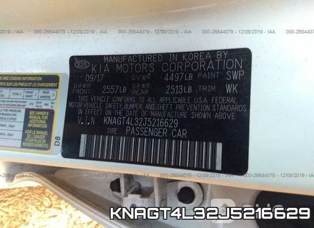 KNAGT4L32J5216629 фото 10