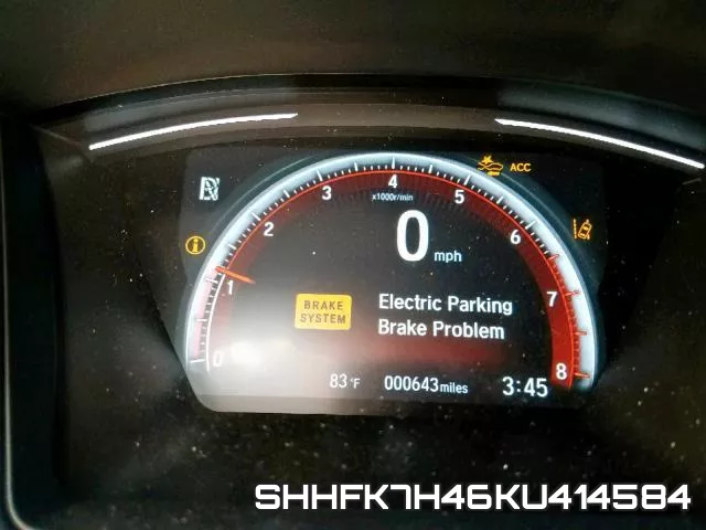 SHHFK7H46KU414584 фото 8