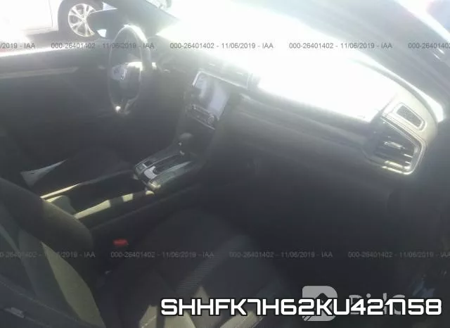 SHHFK7H62KU421758 фото 5