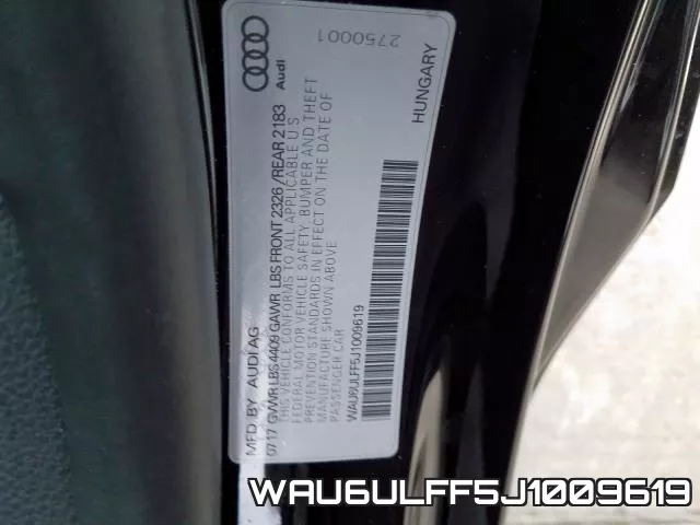 WAU6ULFF5J1009619 фото 2