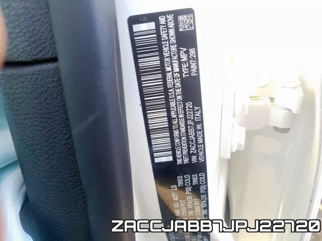 ZACCJABB7JPJ22720 фото 2