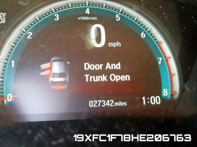 19XFC1F78HE206763 фото 8