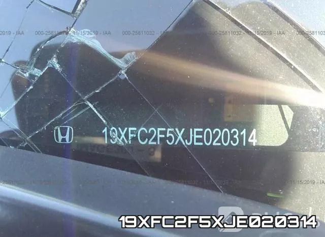 19XFC2F5XJE020314 фото 8