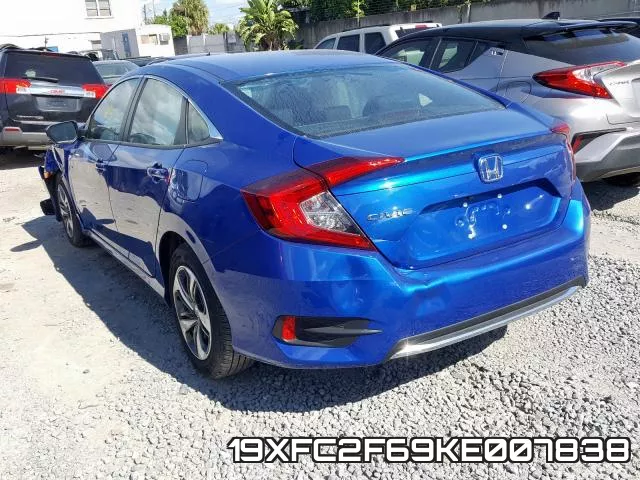 19XFC2F69KE007838 фото 4