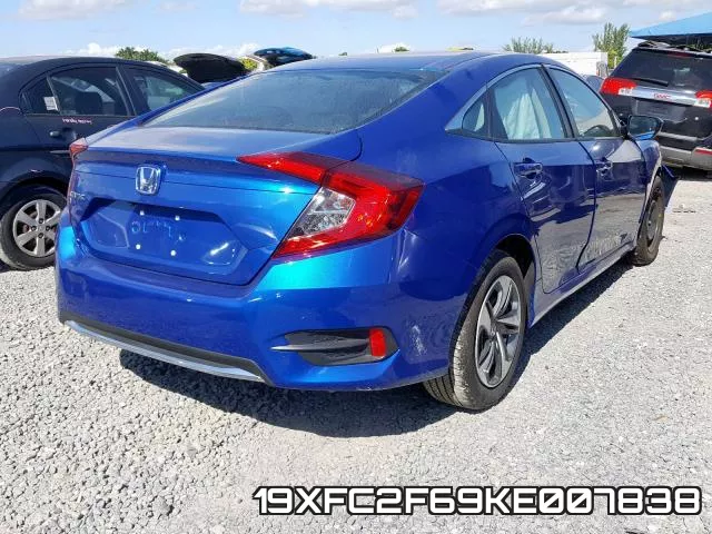 19XFC2F69KE007838 фото 5
