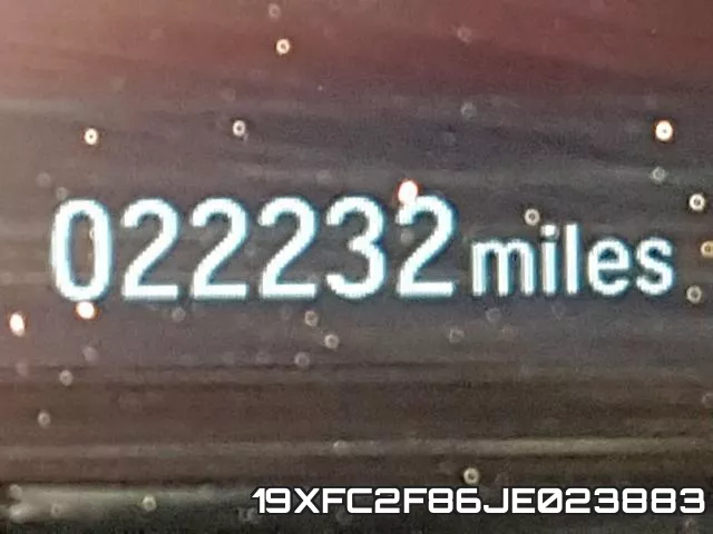 19XFC2F86JE023883 фото 9