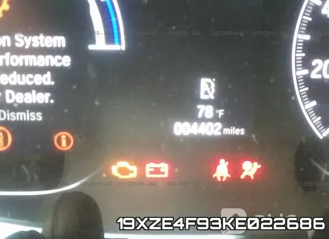 19XZE4F93KE022686 фото 6