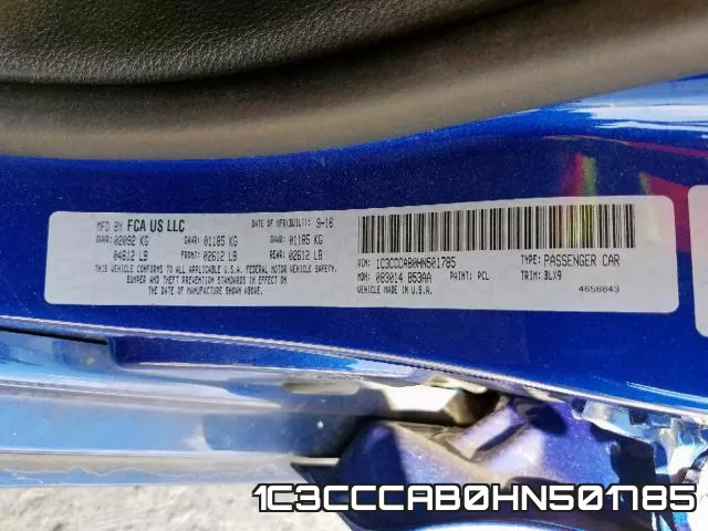 1C3CCCAB0HN501785 фото 2