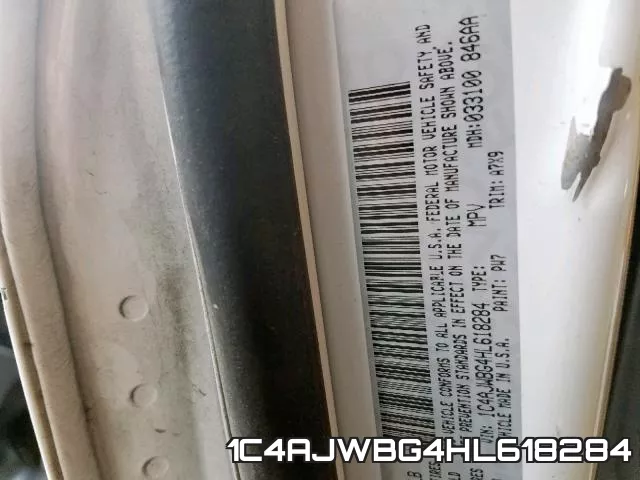 1C4AJWBG4HL618284 фото 2