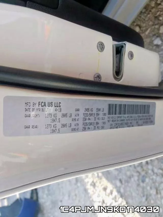 1C4PJMJN9KD174030 фото 2