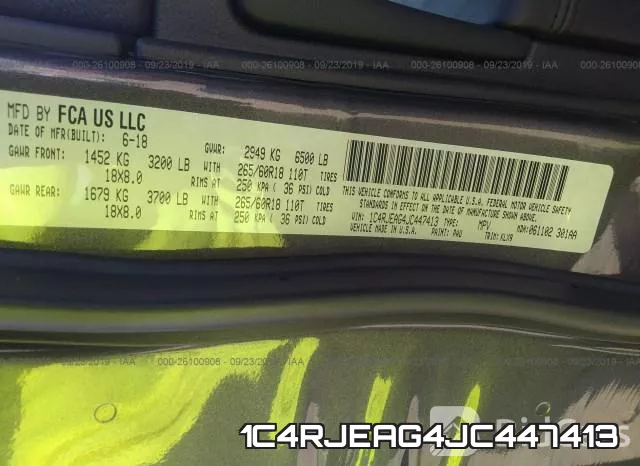 1C4RJEAG4JC447413 фото 9