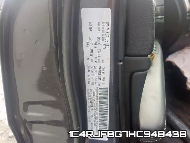 1C4RJFBG7HC948438 фото 2
