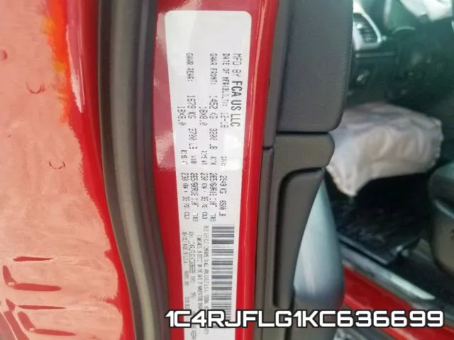 1C4RJFLG1KC636699 фото 2