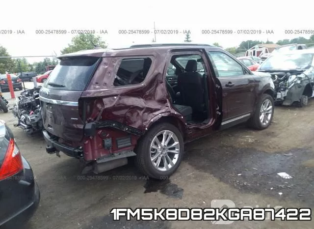 1FM5K8D82KGA87422 фото 5