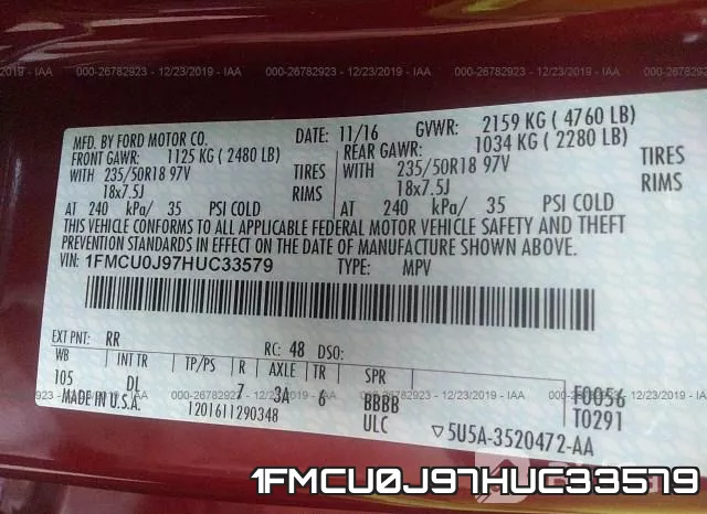 1FMCU0J97HUC33579 фото 10
