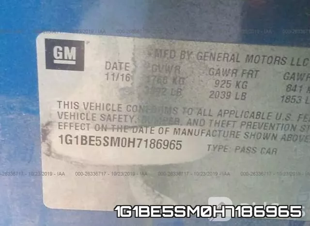 1G1BE5SM0H7186965 фото 9