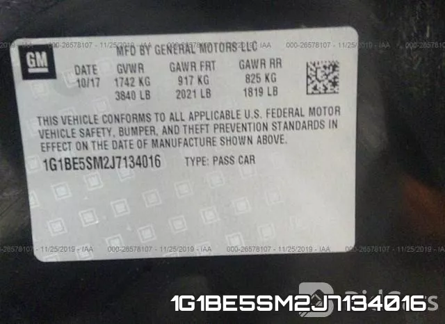 1G1BE5SM2J7134016 фото 9
