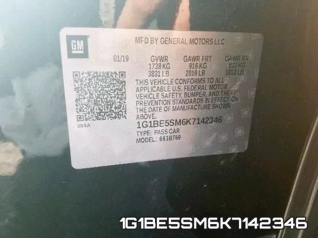 1G1BE5SM6K7142346 фото 2