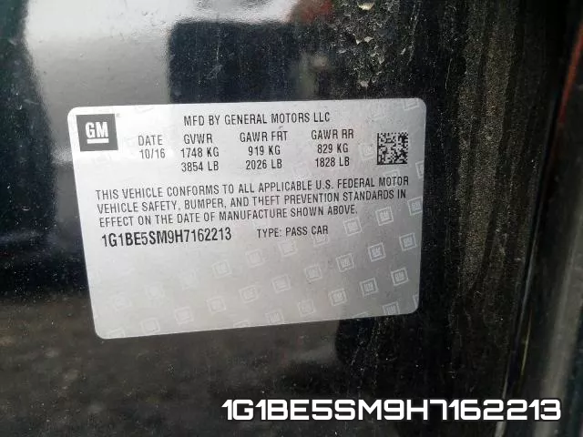 1G1BE5SM9H7162213 фото 2
