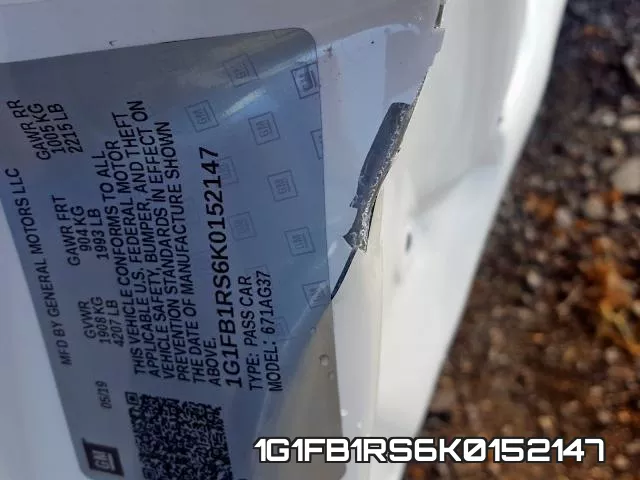 1G1FB1RS6K0152147 фото 2