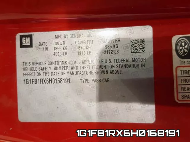 1G1FB1RX6H0168191 фото 2