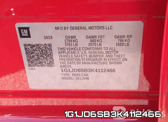 1G1JD6SB3K4112466 фото 9