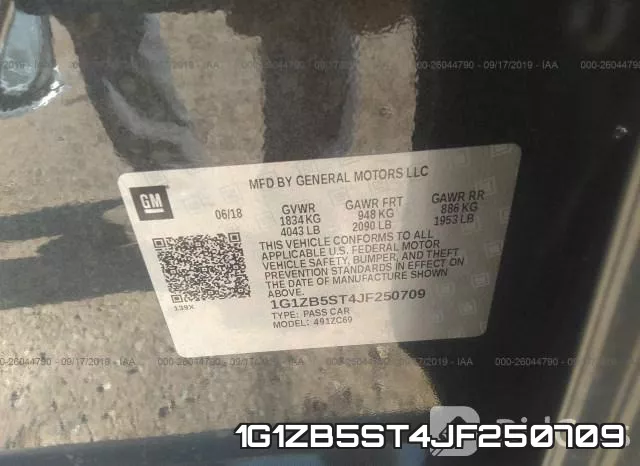 1G1ZB5ST4JF250709 фото 10