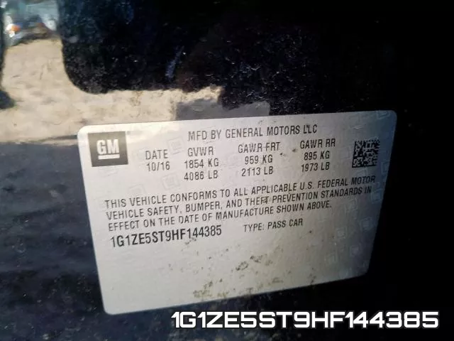 1G1ZE5ST9HF144385 фото 2