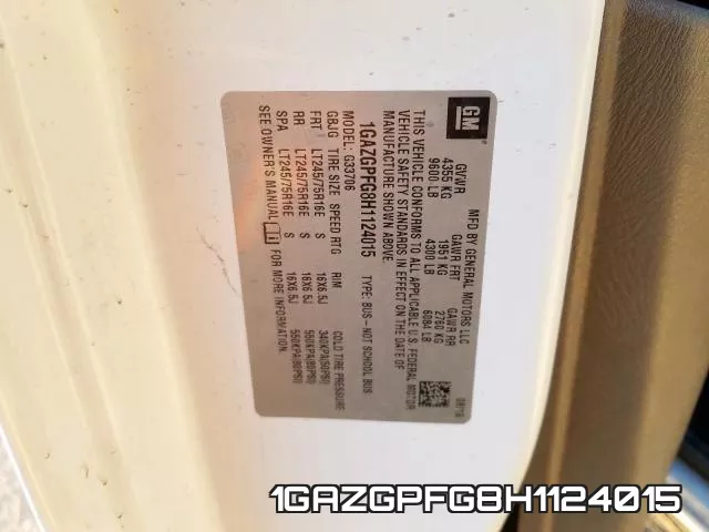 1GAZGPFG8H1124015 фото 2