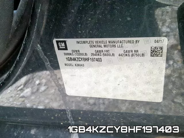 1GB4KZCY8HF197403 фото 2