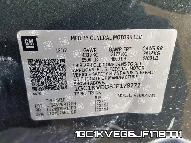 1GC1KVEG6JF178771 фото 2