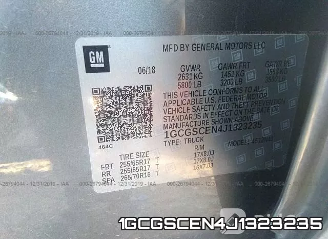 1GCGSCEN4J1323235 фото 8