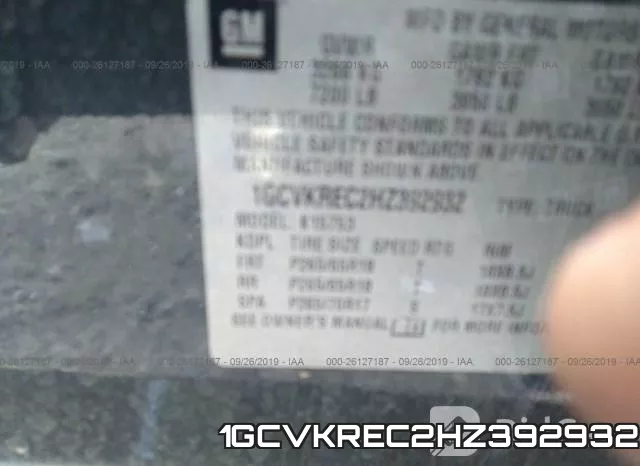 1GCVKREC2HZ392932 фото 7