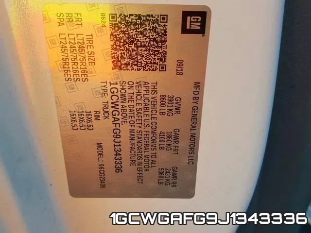 1GCWGAFG9J1343336 фото 2