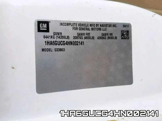 1HA6GUCG4HN002141 фото 2