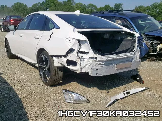 1HGCV1F30KA032452 фото 4