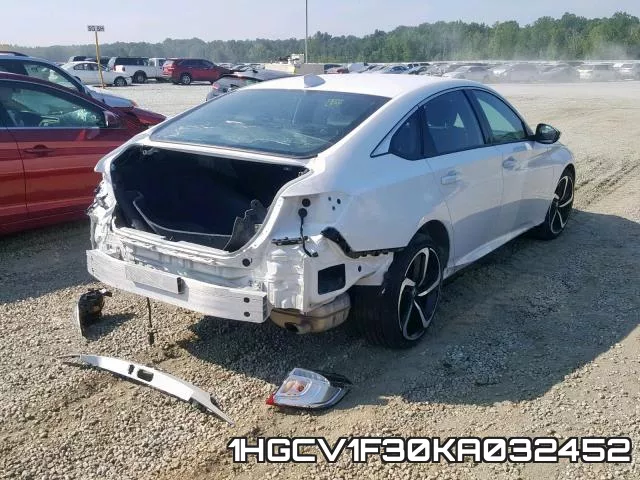 1HGCV1F30KA032452 фото 5