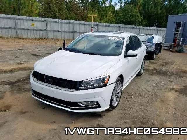 1VWGT7A34HC054982 фото 3