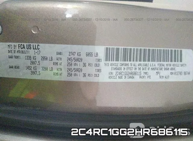2C4RC1GG2HR686115 фото 10