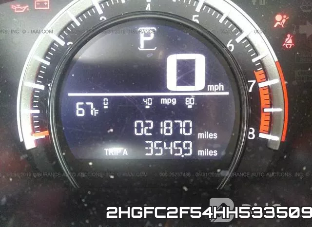 2HGFC2F54HH533509 фото 8