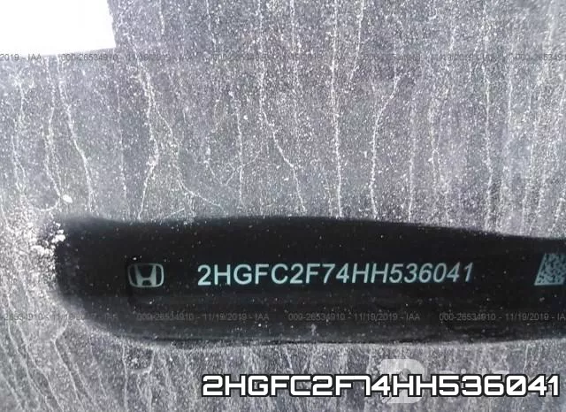 2HGFC2F74HH536041 фото 10