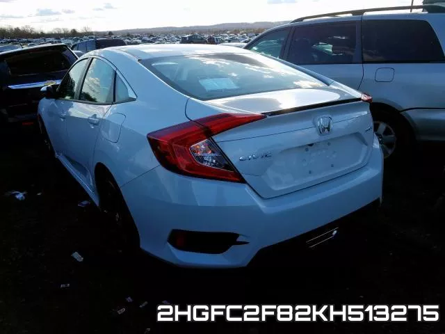 2HGFC2F82KH513275 фото 4