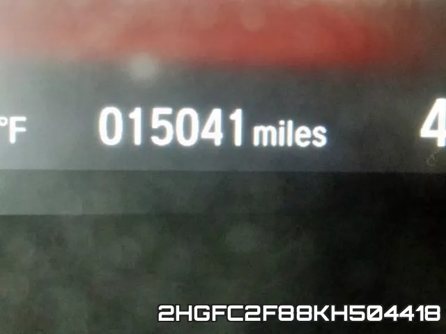 2HGFC2F88KH504418 фото 9