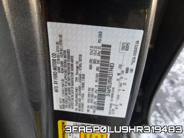 3FA6P0LU9HR319483 фото 2
