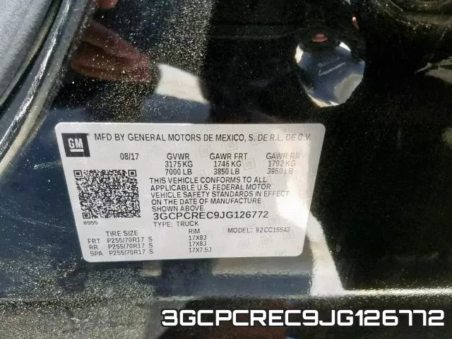 3GCPCREC9JG126772 фото 2