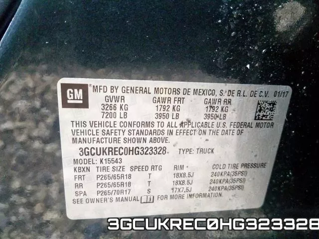 3GCUKREC0HG323328 фото 2