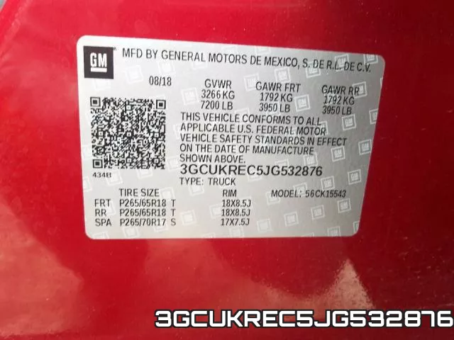 3GCUKREC5JG532876 фото 2
