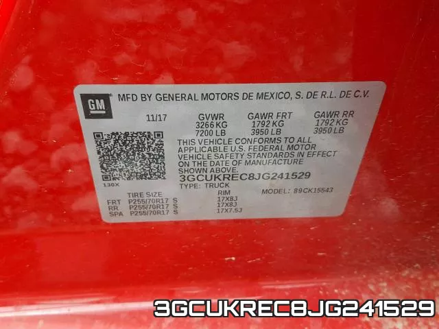 3GCUKREC8JG241529 фото 2